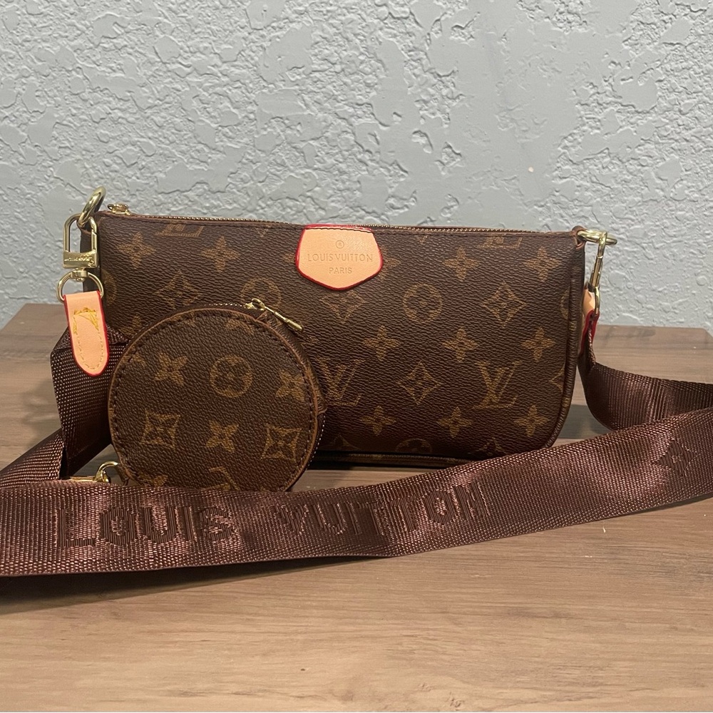 Elegant Monogram Crossbody Bag
